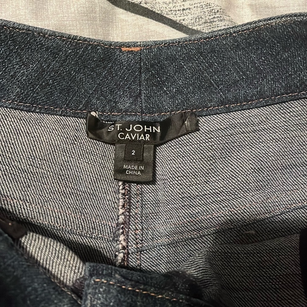 Vintage St. John Women Jeans | Size 2 | Blue Denim